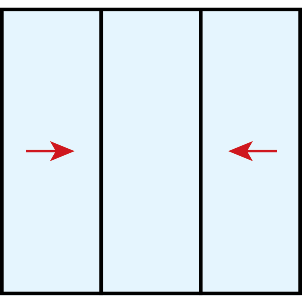 Coulissant 3 sections