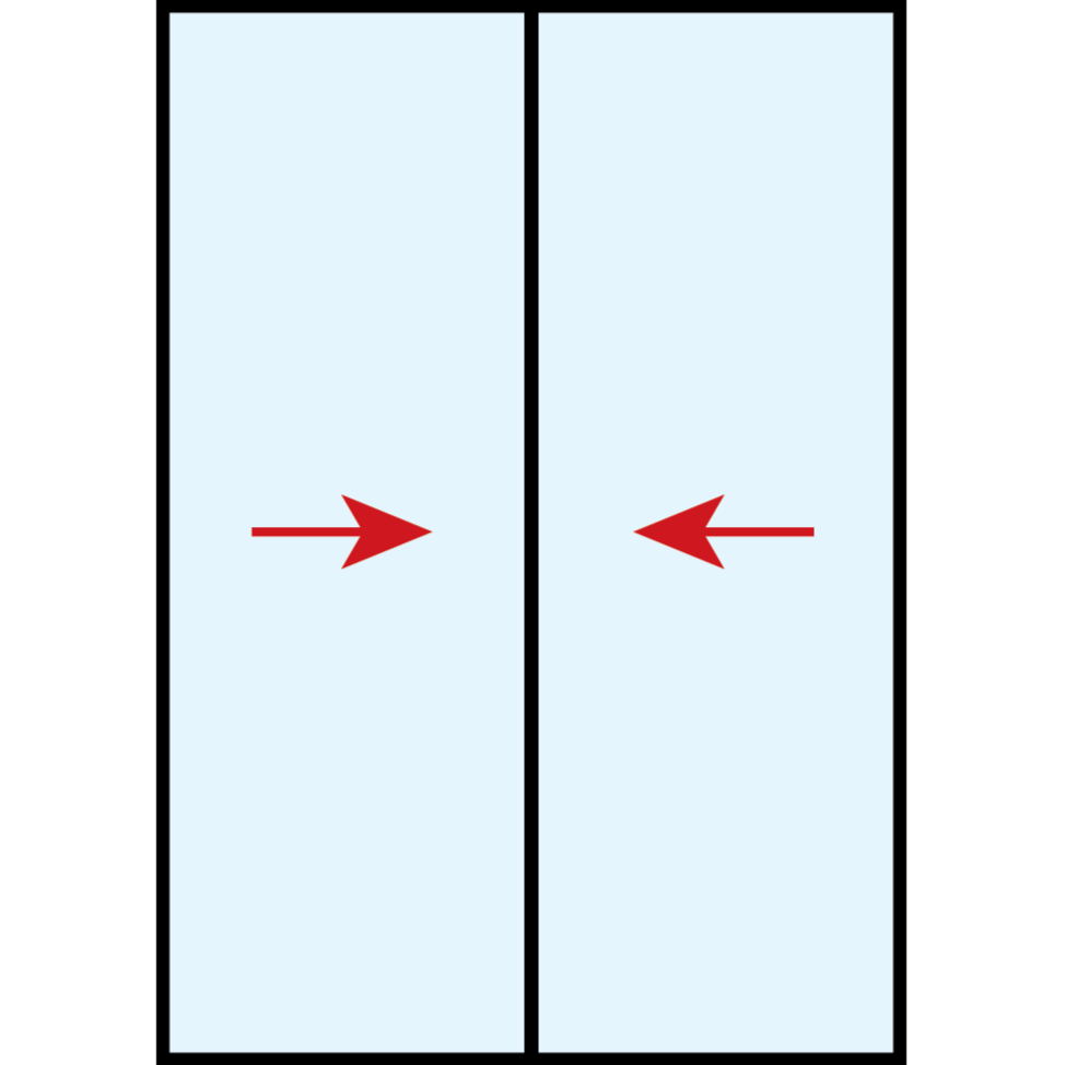 Coulissant double