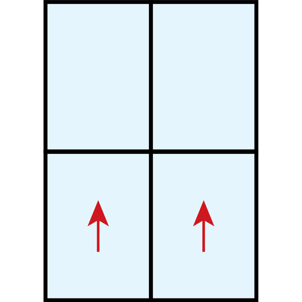Guillotine 2 sections