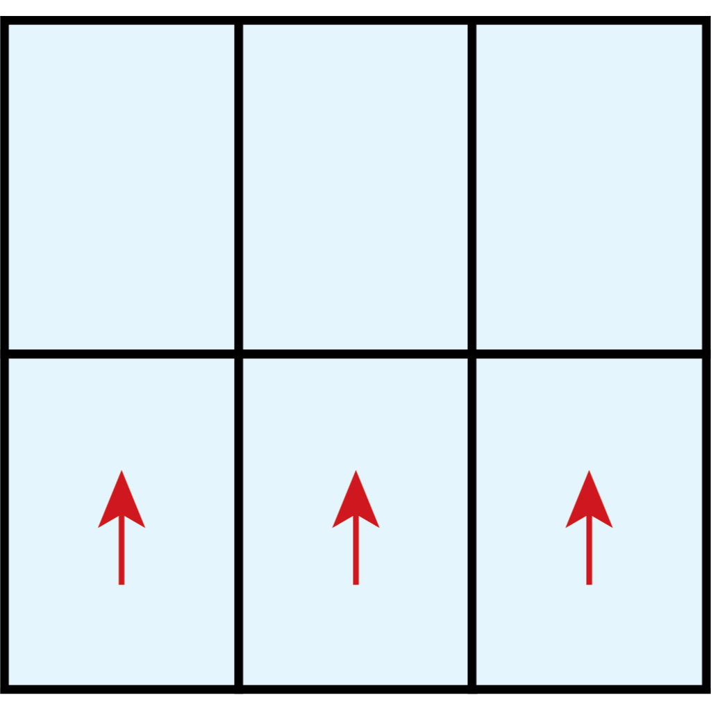 Guillotine 3 sections